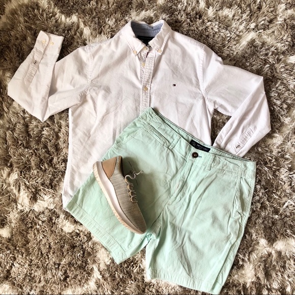 American Eagle Outfitters Other - Mint Seersucker AEO Men’s Shorts